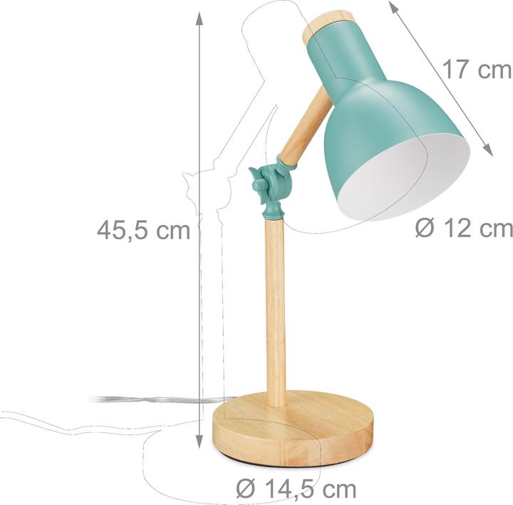 Produktbild Relaxdays Schreibtischlampe (E14)