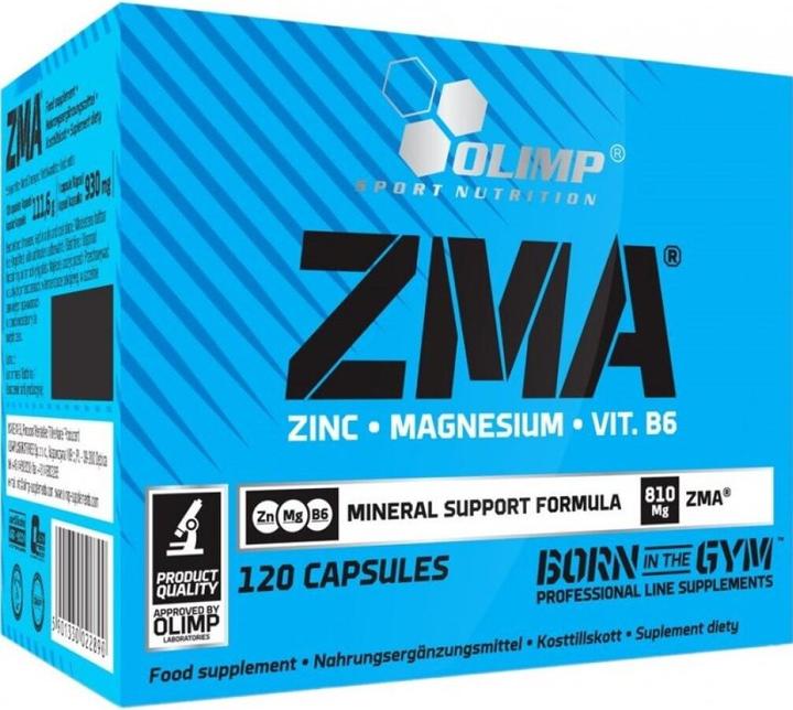 Actual product image Olimp Sport Nutrition ZMA (T-Activation) 120 Caps (1 Piece, Capsules, 111.60 g)