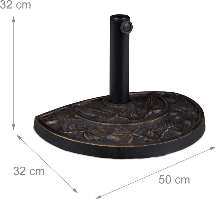 Actual product image Relaxdays Parasol stand