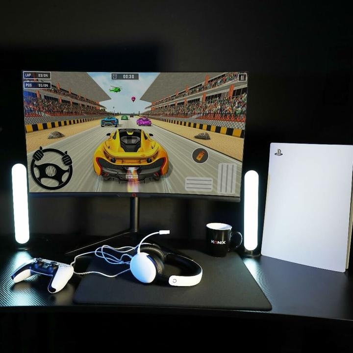 Image du produit Konix Kopfhörer mit Mikrofon Weiss (Filaire)