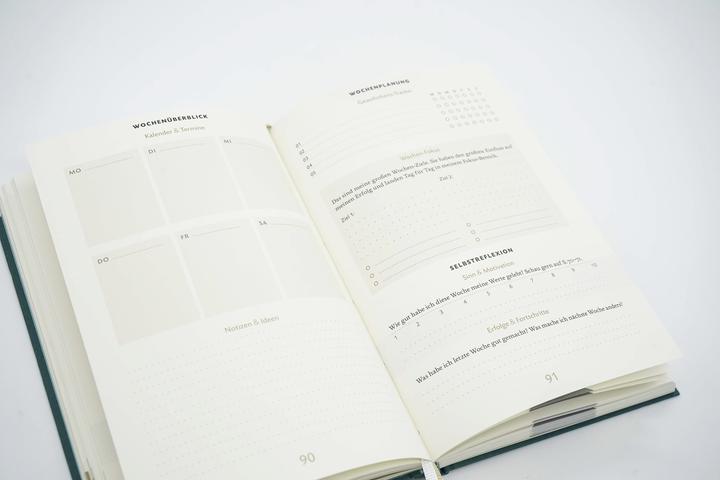 Produktbild Das 6-Minuten-Tagebuch (Liniert, Harter Einband)