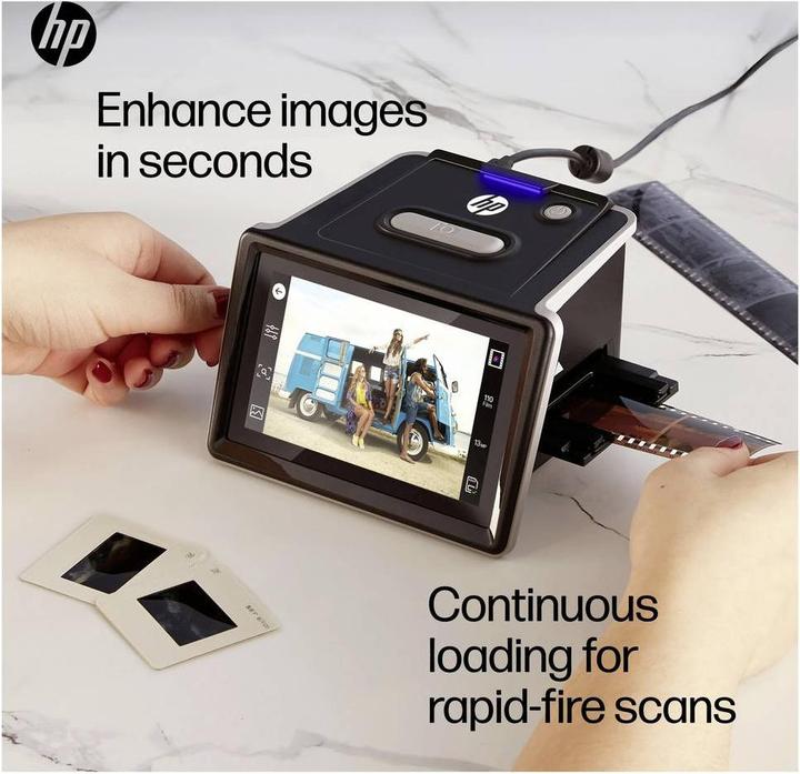 Image du produit HP Scanner de film et de diaporama avec écran LCD 5″ (Carte SD, USB)