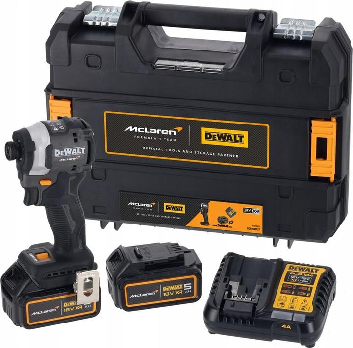 DeWalt DCF85MP2T Clé à chocs 18V XR McLaren F1 Team - 2 x 5Ah (Fonctionnement sur batterie)