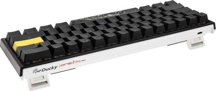 Actual product image Ducky ONE 2 Pro Mini Gaming Keyboard, RGB LED - Gateron Yellow (US) (USA, Cable)
