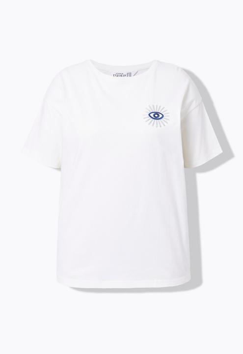 Actual product image Studio Untold Oversized Sequined Eye Embroidery Tee (54)