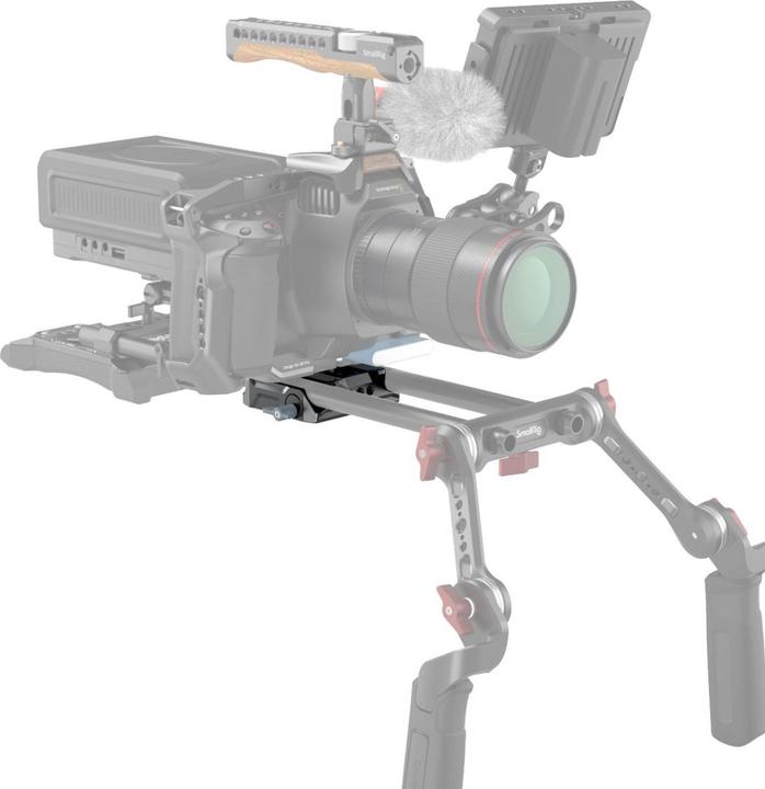 Actual product image SmallRig Universal LWS Baseplate with Dual 15mm Rod Clamp (Quick coupling plate)