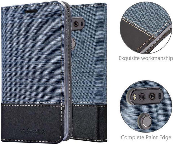 Produktbild Cadorabo Book Jeans Optik Cover (LG V20)