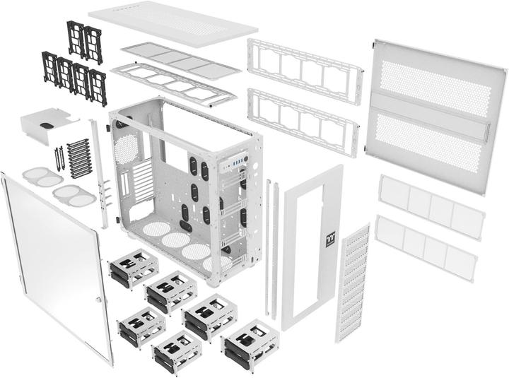 Immagine prodotto Thermaltake Tt AX700 TG Snow White (ATX, mATX, Mini-ITX, SSI CEB, SSI EEB, XL-ATX)