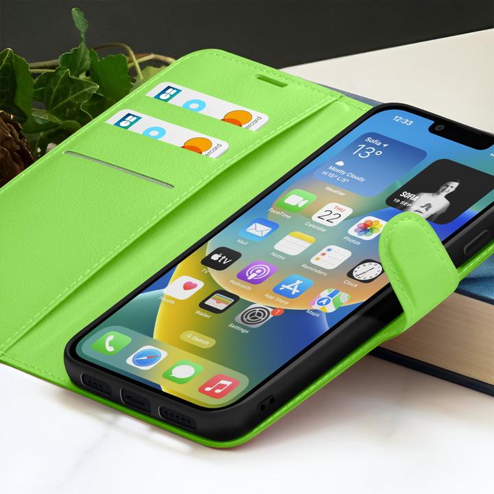 Produktbild Zanaé Klappetui iPhone 14, mit Ständer (Apple iPhone 14)
