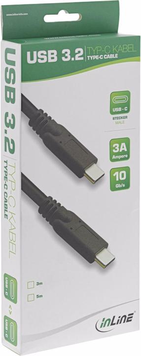 Productafbeelding InLine USB 3.2 Gen.1x2 kabel (3 m, USB 3.2)