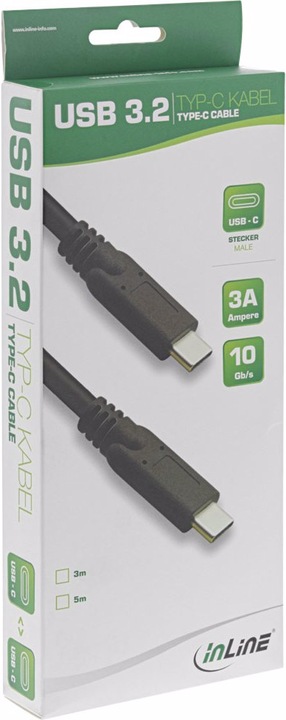 Image du produit InLine Câble USB 3.2 Gen.1x2 (3 m, USB 3.2)