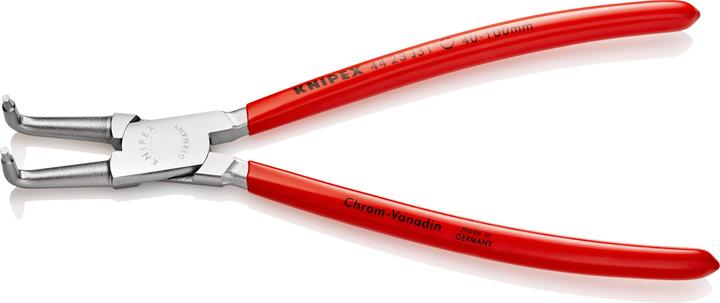 Image du produit Knipex 35 82 145 ESD Pince de préhension électronique ESD avec gaines multi-composants polies miroir 145 mm (145 mm)