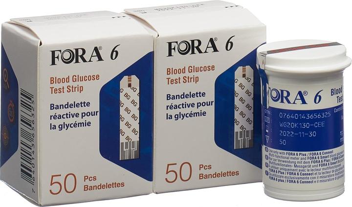 Image du produit Fora 6 Blutzuckerteststreifen (Bandelette réactive)