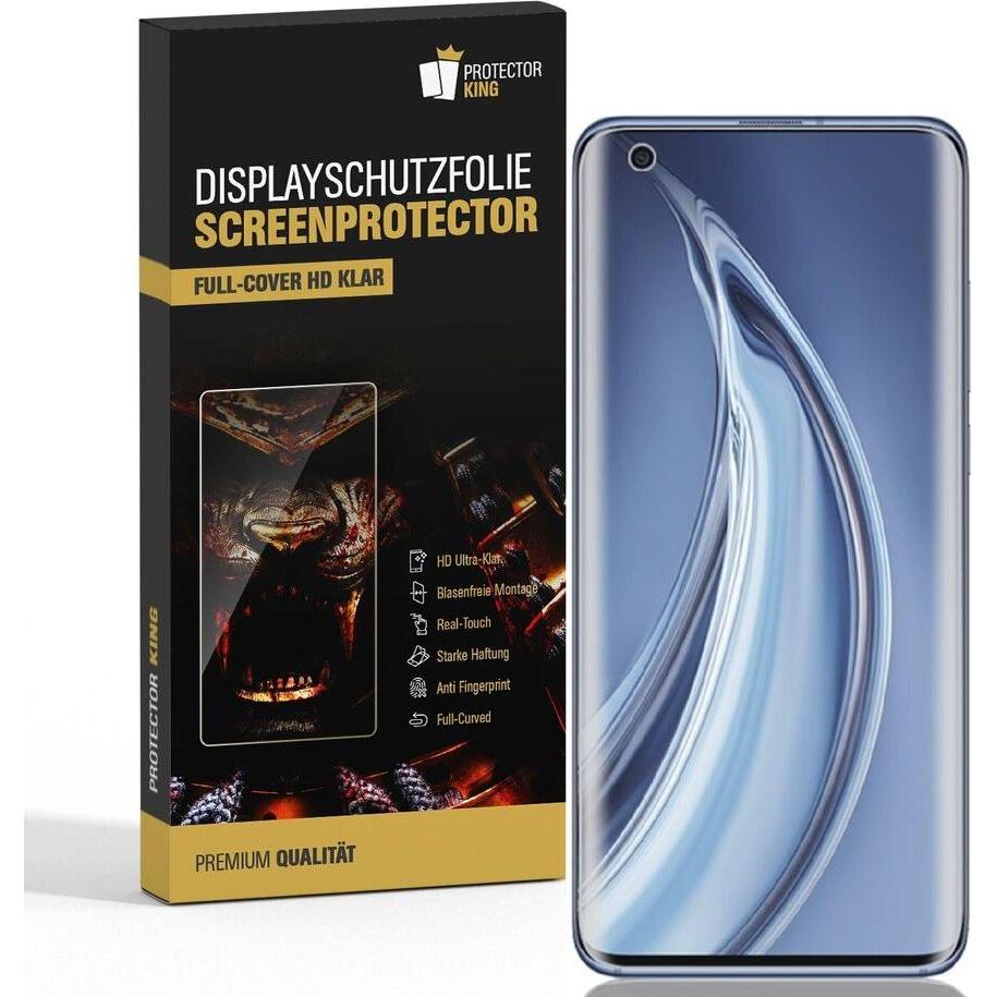 Protectorking 6x Premium Displayschutzfolie 3D KLAR (6 Stück, Xiaomi Mi 10 Pro), Smartphone Schutzfolie