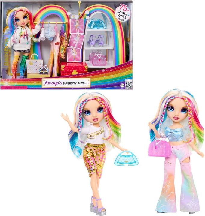 Actual product image MGA Rainbow High Amayas Regenbogen-Schrank-Spielset