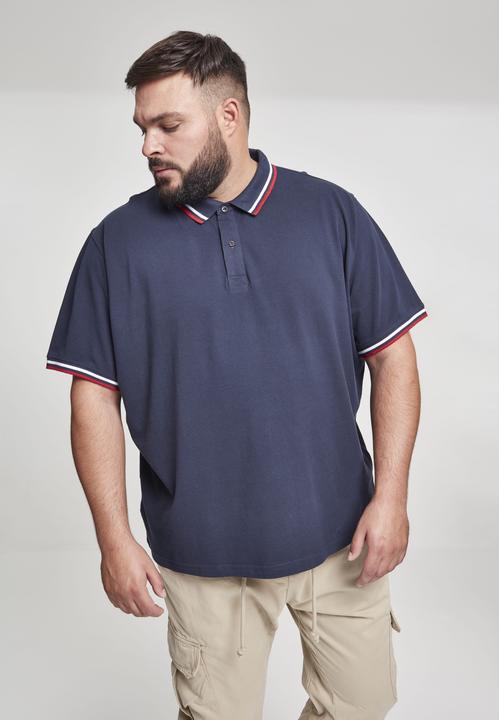 Produktbild Urban Classics Double Stripe Poloshirt (M)