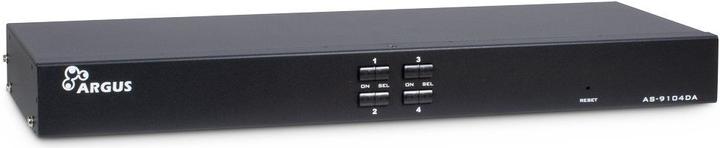 Intertech KVM-Switch AS-9104DA RackmountDVI,4xDVI/USB/Audio