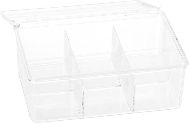 Actual product image Relaxdays Tea Box, 6 Compartments