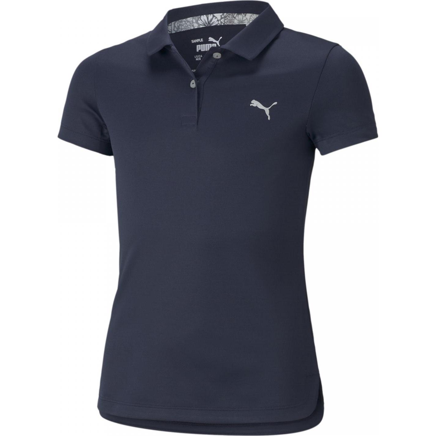 Puma, Mädchen, Shirt, Girls Essential Polo-578136, Weiss, (152)