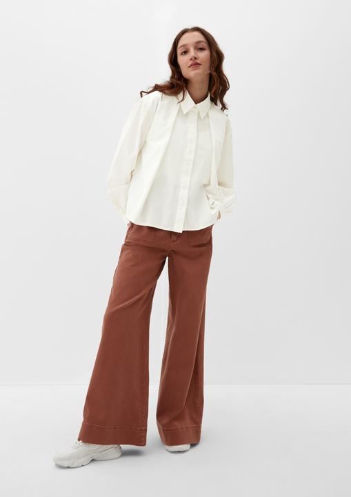 Actual product image s.Oliver Bluse Langarm-Bluse mit verdeckter Knopfleiste (44)