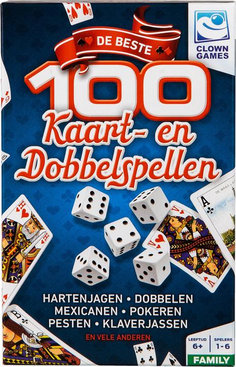 Actual product image Clown games 100 Kaart+Dobbel Spellen (Dutch)