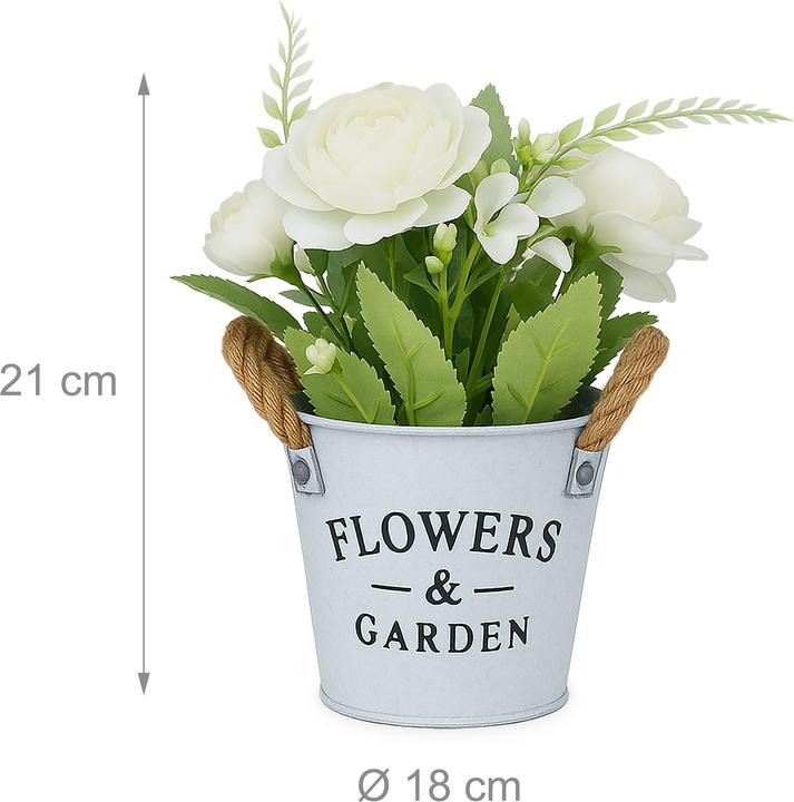 Actual product image Relaxdays Artificial flowers (21 cm)
