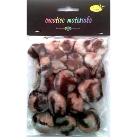 GEKO Tierpompons 25-40mm 21 Stk