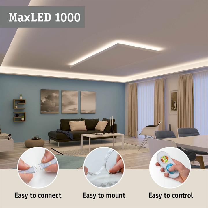 Produktbild Paulmann MaxLED 1000 Stripe (Kaltweiss, 100 cm, Indoor)