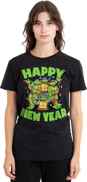 Actual product image Teenage Mutant NT Unisex Adult Group New Year T-Shirt (XL)