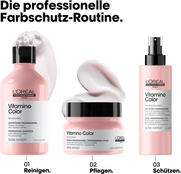 Image du produit L'Oréal Professionnel Serie Expert Vitamino Color (300 ml, Shampoing liquide)