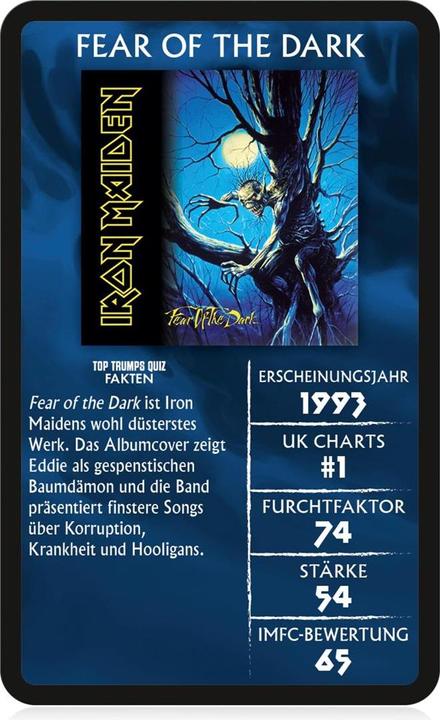 Image du produit Winning Moves Top Trumps Iron Maiden Collectables, jeu de cartes, à partir de 2 joueurs, dès 8 ans (édition FR)) (Allemand)