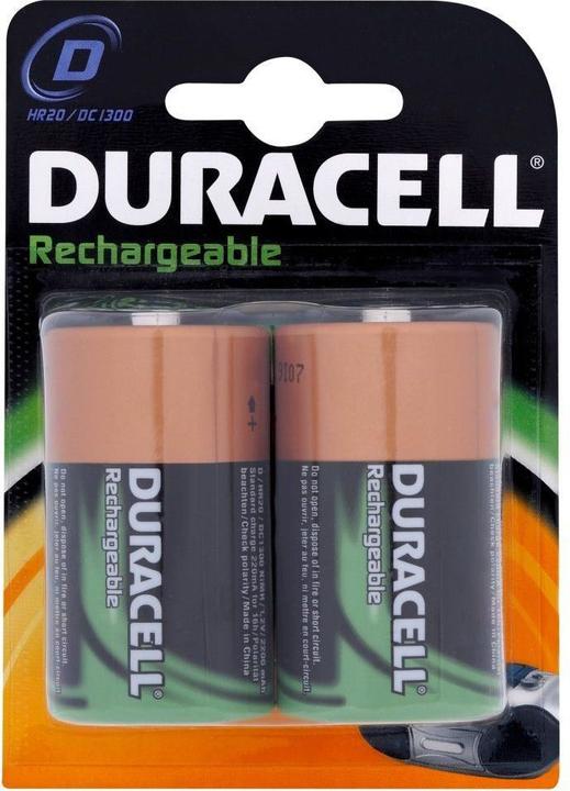 Produktbild Duracell Recharge Ultra (2 Stk., D / LR20 / Mono / R20, 2200 mAh)