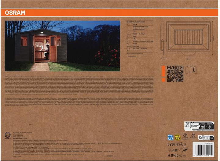 Actual product image Osram Floodlight Essential 200W 4000K 4099854429675 LED-Aussenstrahler 200.00 W (20000 lm, IP65)