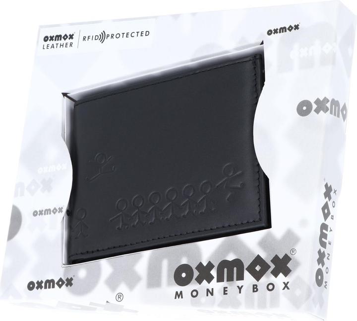 Immagine prodotto Oxmox Portafoglio in pelle con protezione RFID 10,5 cm