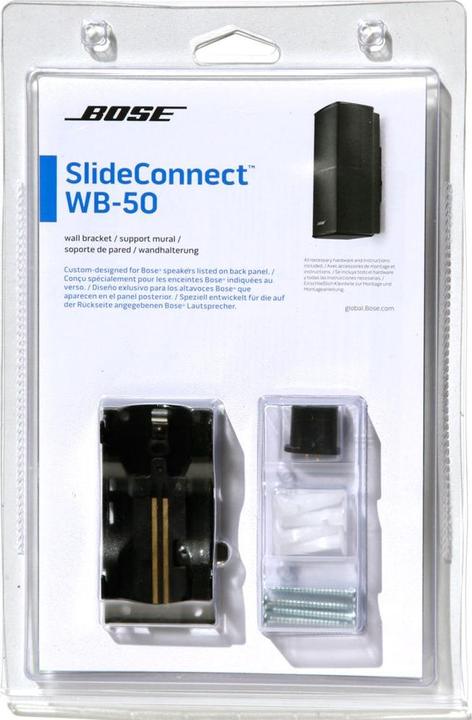 Produktbild Bose SlideConnect WB-50 Wandhalterung - 1 Stk Weiss (1 Stk., Wandmontage)
