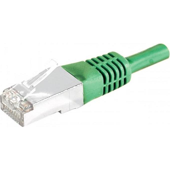 Exertis Connect Patchkabel S/FTP (PIMF), CAT.6A EIA/TIA, Class EA, grün, 25,0 m Patchkabel mit besonders schmalem Kn (S/...