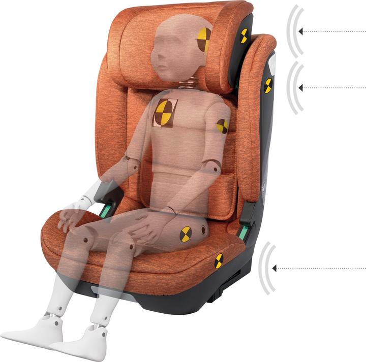 Actual product image BabyGo Motion Isize Isofix copper (Child seat, ECE R129/i-Size Standard)