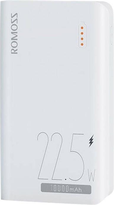 Actual product image Romoss Powerbank SENSE4SF 10000mAh, 22.5W (white) (10000 mAh, 22.50 W, 37 Wh)