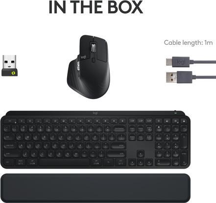 Produktbild Logitech Mx Keys S Combo - Graphite Fra (BE, Kabellos)