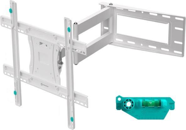 Image du produit Onkron Support mural TV OLED rétractable et pivotant 40" à 75", max VESA 400x400 (Mur, 75", 68 kg)