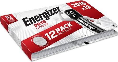 Produktbild Energizer Lithium (12 Stk., CR2016, 90 mAh)