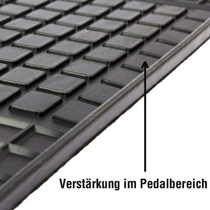 Produktbild Petex PassformGummimatte (1 Set à 3 Fussmatten)