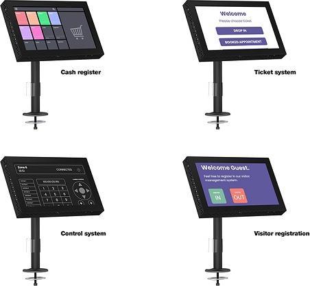 Actual product image DSS Monitor frame incl. table holder, 13"/2789 (Table, 13")