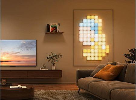 Actual product image Govee Mini light panels RGBIC segment colours