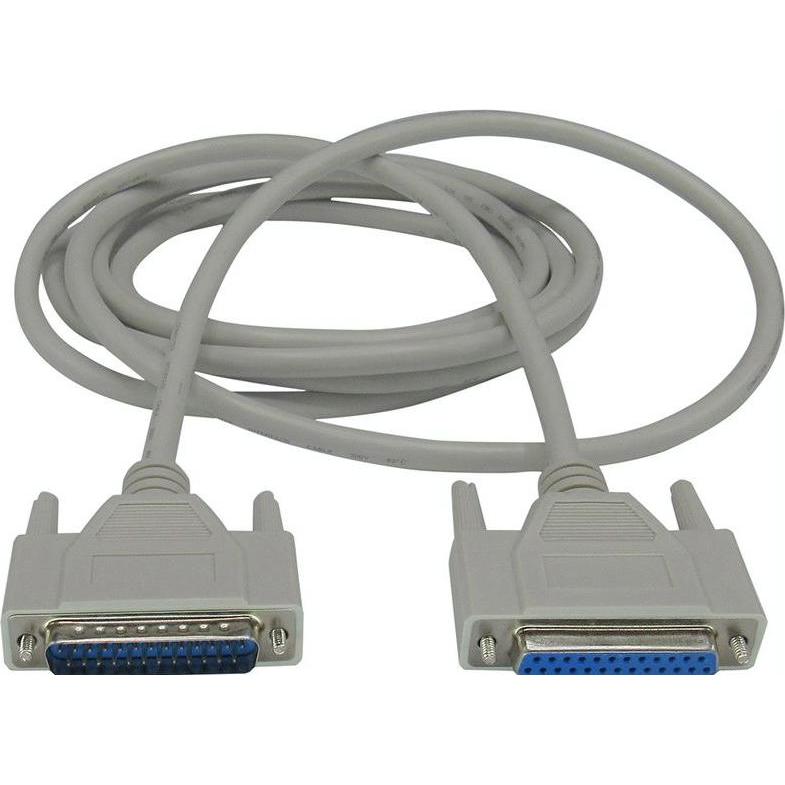 Thumbnail - RND Electronics Serielles Kabel D-SUB 25-Pin Stecker - D-SUB 25-Pin Buchse 3m Grau (3 m), Schnittstellenkabel