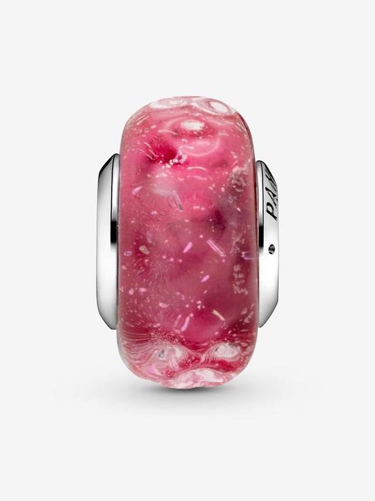 Immagine prodotto Pandora Charms/Beads ondulati di fantasia rosa (Argento 925, Vetro)