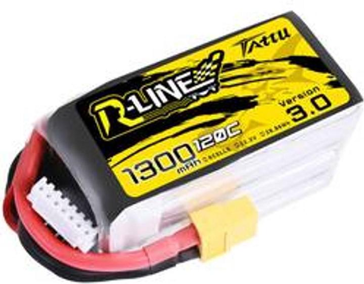 Tattu 22,2V 1300mAh 120C R-Line V3.0 (22.20 V, 1300 mAh)