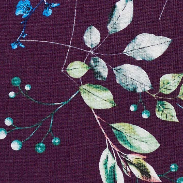 Immagine prodotto Gütermann Tessuto in cotone "Brilliant" color melanzana, larghezza 145 cm, al metro