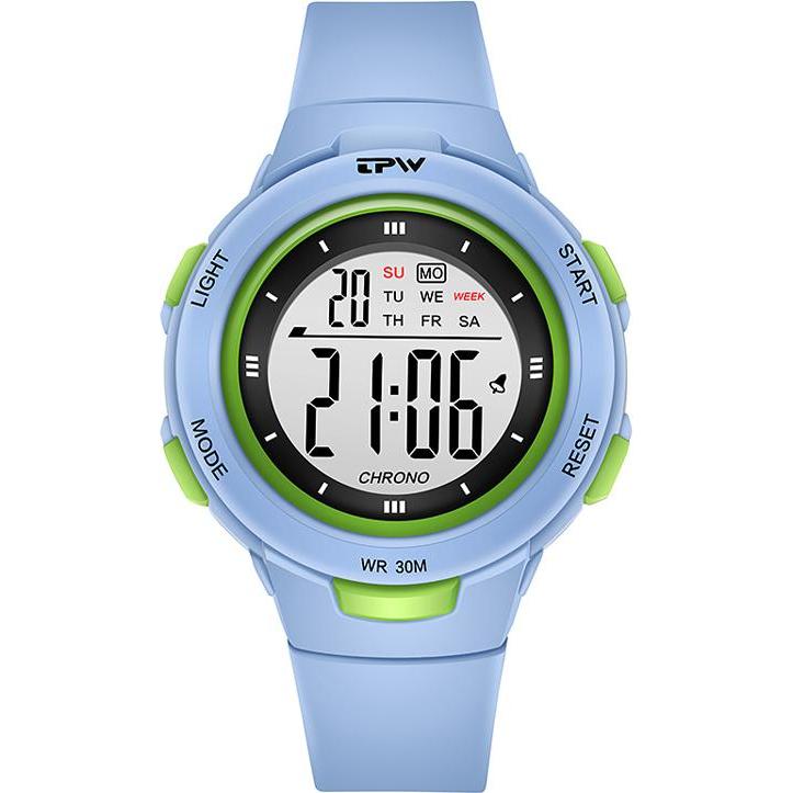 VR Shinecon, Armbanduhr, Kinderuhr Digitalanzeige, Modell Exia Blau, Blau, (Digitaluhr)