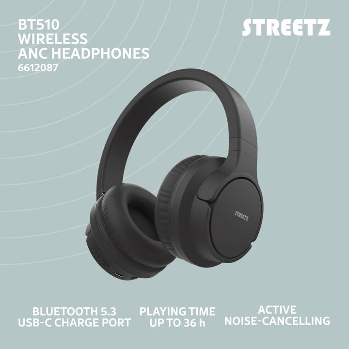 Produktbild Streetz BT510 (ANC, 36 h, Kabellos)